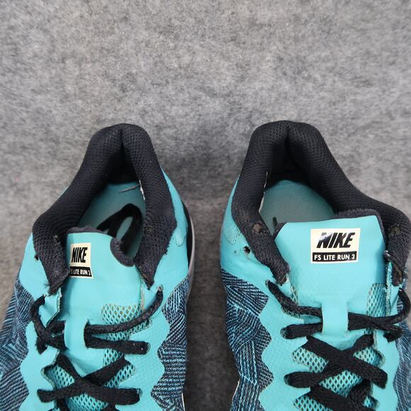Nike Shoes Womens 8.5 Athletic Trainer FS Lite Run 3 Running Sneaker Sport Blue - Picture 3 of 12